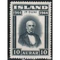 1944 Iceland - Republic 10 aur - Sc# 240 Mint NH