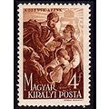 Hungary 1944 Kossuth & Family 4f MH Stamp