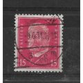 Germany.SG432 15pf Pres van Hindenburg (Red).Fi...