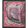 1887 SG210a 10d Dull Purple & Scarlet Fine Used...
