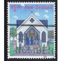 New Zealand 1992 Christmas - Church $1 Used