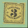 Baden (German State) Stamp Scott #LJ2, Mint Hin...