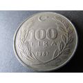 1987 TURKEY ONE HUNDRED LIRA - COIN - 2 FREE PO...