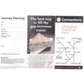CHANGING TRAINS AT YORK STATION 1990 leaflet 270 x 175 mm open