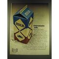 1966 Ex-cell-o Pure-Pak Cartons Ad - Unbreakable milk