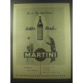 1954 Martini Vermouth Ad - in a dry martini bet...