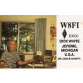 Michigan USA QSL Amateur Radio Postcard Card
