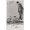 Slim Comedian Old Bicycle TV Entertainer Hand S...