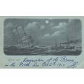 North Sea Bruns 1902 Ship German Antique Postcard