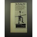 1956 Kranich and Bach Piano Ad - No prodigy he!