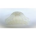 Pearly white iridescent cut out filiglree hair ...