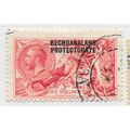 BECHUANALAND 1920 KG5 5/- SEAHORSE BW PRINT 22....