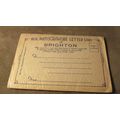 Early Photogravure Letter / Postcard - Brighton...