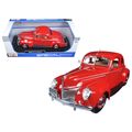 1939 Ford Deluxe Tudor Red 1/18 Diecast Model C...