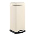 8-Gallon Retro Stainless Steel Step-On Trash Ca...