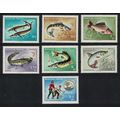 Hungary Fish Angling Game Fishing 7v 1967 MNH S...