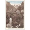 64 - Eaux chaudes - le pont d'enfer et pic Biscau