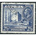 Cyprus 1934 SG138 2 1/2pi Ultramarine Fine Used...