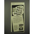1941 Gerber's Baby Food Ad - Mother! Only Gerbe...