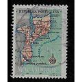 MOZAMBIQUE 1954 MAP MOZAMBIQUE 1E YELLOW SG499 ...