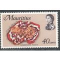 Mauritius stamps 1969 - 40c - Nudibranch foulard