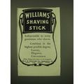1902 Williams' Shaving Stick Ad - indispensable...