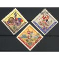 Mongolia 1962 - SG272/4 - 10m/30m/50m - World C...