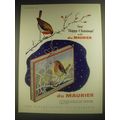 1958 du Maurier Cigarettes Ad - Say Happy Christmas with du Maurier