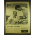 1963 P&O Orient Lines Ad - Decisions! Decisions!