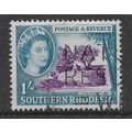 SOUTHERN RHODSIA 1953 1s REDDISH VIOLET & BLUE ...