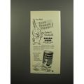 1951 Crosse & Blackwell Onion Soup Ad - Has that true French flavor!