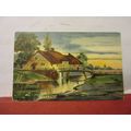 THE CLACKING MILL used antique postcard by D. F...