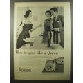 1954 Ronson Minerva Table Cigarette Lighter Ad - How to give like a Queen