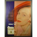 1954 Encore Cigarettes Advertisement - Filters the smoke