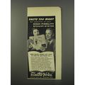 1956 Electro-Voice High Fidelity Equipment Ad - Facts you want for selection