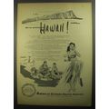 1956 American Express Travel Service Ad - We've arrived in Hawaii