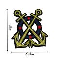 Navy Anchor Iron On Patch Naval Badge Decoratio...