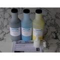 Black, Cyan & Yellow Toner Refills Epson Aculas...