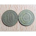 Yugoslavia 1975 10 Para Coin
