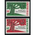 Suriname Parliament 2v 1966 MNH SG#594-595