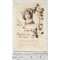 1918 postcard For My Dear Grandchilds Birthday