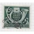 GERMANY 1944 STAMP DAY POSTHORN LETTER SEALED 6...