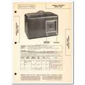 general television model 9b6p 6-tube am radio s...
