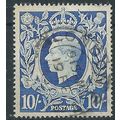 1942 SG478a 10/- Ultramarine Fine Used ..