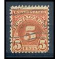 Used J83 5c Postage Due Average Plus WA1398