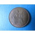 1965 QUEEN ELIZABETH II ONE PENNY FREE POST. (a...