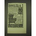 1913 Kalamazoo Stove Ad - Suppose We Give You