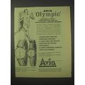 1958 Avia Watch Ad - 864, 803 Sportsman's Olympic