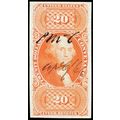 R98a, Superb $20 Conveyance Revenue Stamp Cat $...