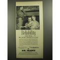 1956 Air France Ad - Reliability another reason more and more Americans fly